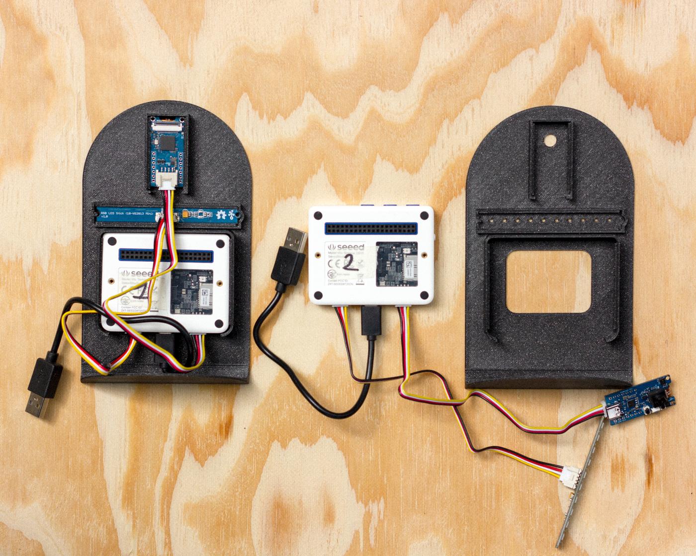 Assembly, mounted and unmounted