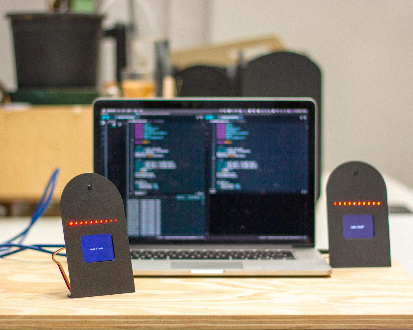 Complete setup, with both devices